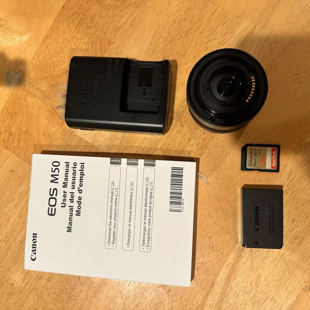 Canon EOS Black Digital Camera with Flip Screen